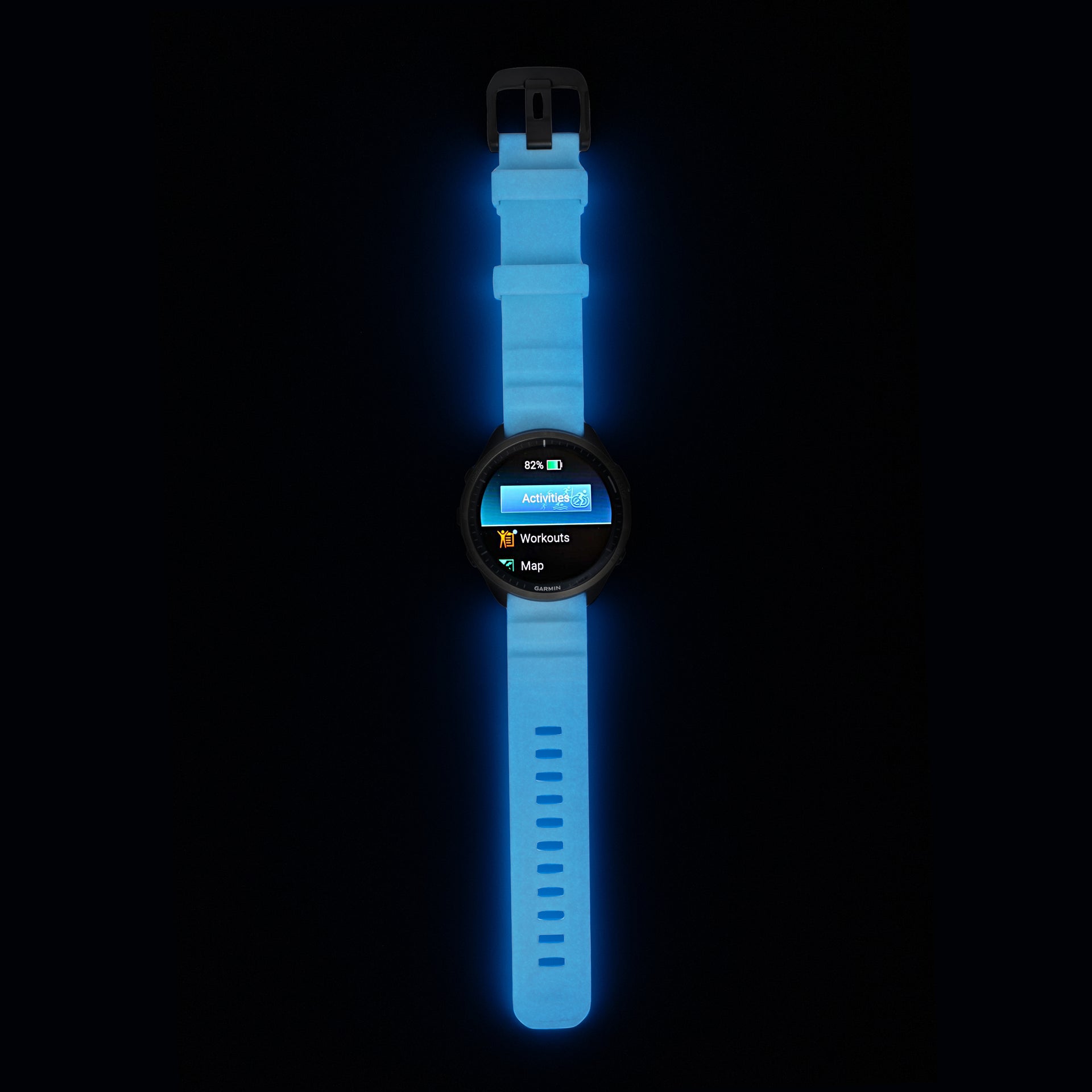 Glow-in-the-dark Garmin watch band